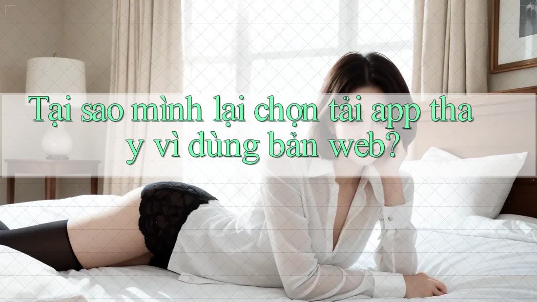 Tại sao mình lại chọn tải app thay vì dùng bản web?