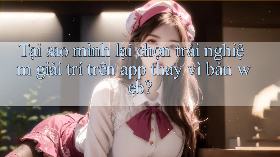 Tại sao mình lại chọn trải nghiệm giải trí trên app thay vì bản web?