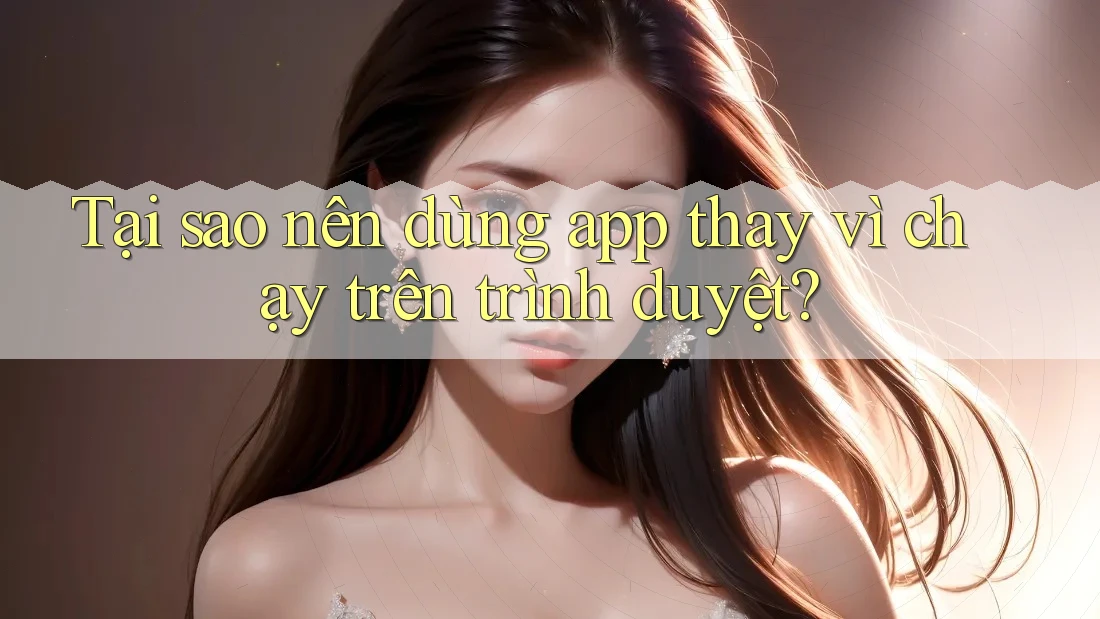 Tại sao nên dùng app thay vì chạy trên trình duyệt? Tại sao nên dùng app thay vì chạy trên trình duyệt?
