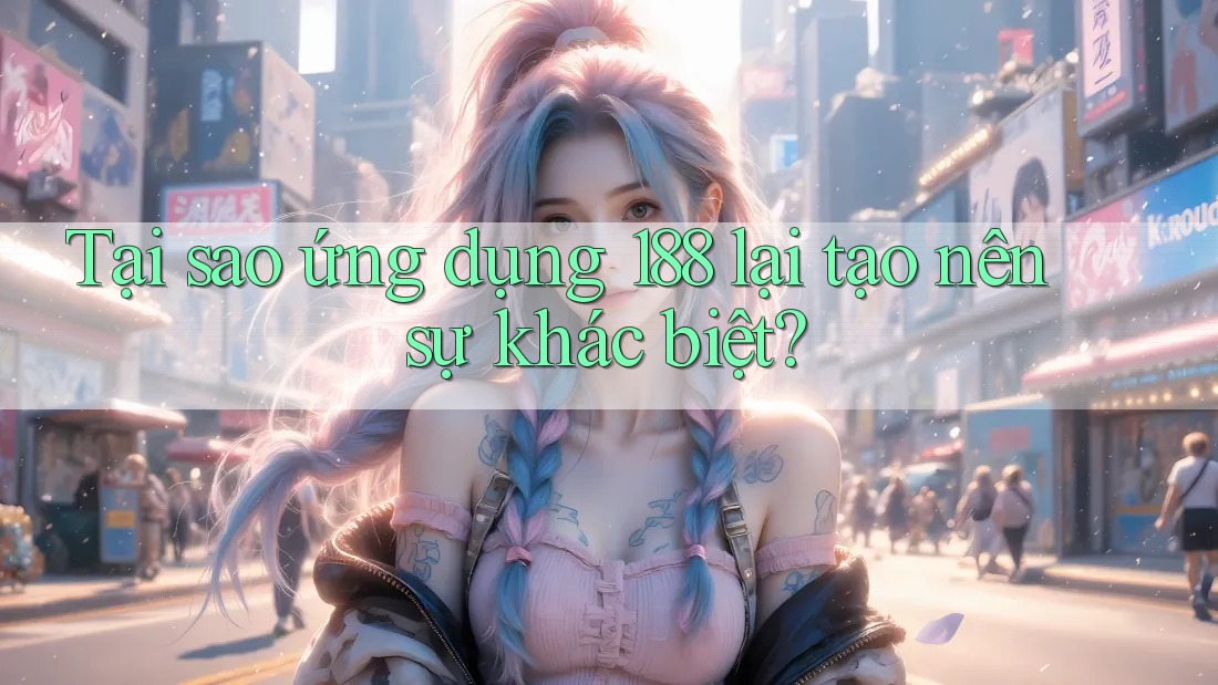 Tại sao ứng dụng 188 lại tạo nên sự khác biệt?
