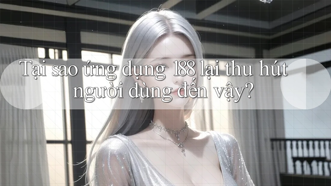 Tại sao ứng dụng 188 lại thu hút người dùng đến vậy?