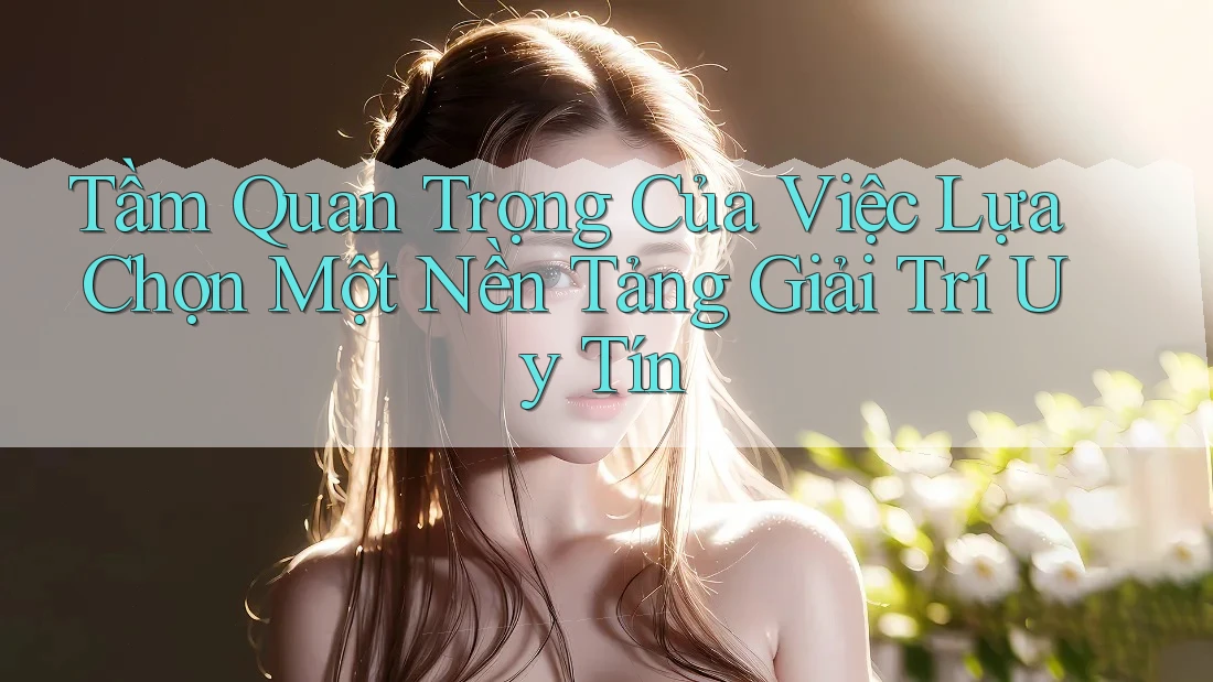 Tầm Quan Trọng Của Việc Lựa Chọn Một Nền Tảng Giải Trí Uy Tín