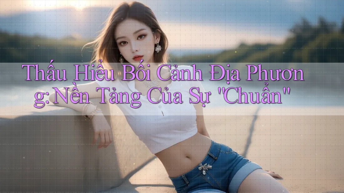 Thấu Hiểu Bối Cảnh Địa Phương: Nền Tảng Của Sự “Chuẩn”