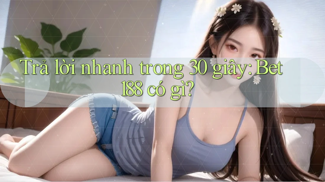 Trả lời nhanh trong 30 giây: Bet188 có gì?