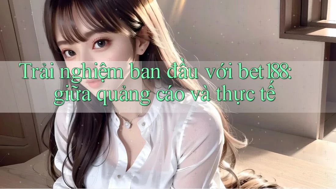 Trải nghiệm ban đầu với bet188: giữa quảng cáo và thực tế Trải nghiệm ban đầu với bet188: giữa quảng cáo và thực tế