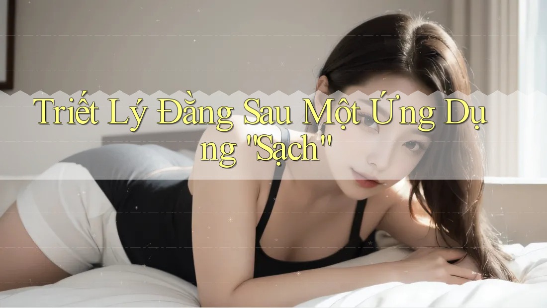 Triết Lý Đằng Sau Một Ứng Dụng “Sạch” Triết Lý Đằng Sau Một Ứng Dụng “Sạch”