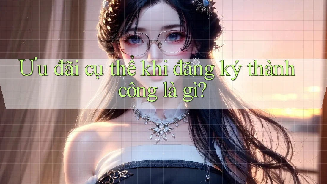Ưu đãi cụ thể khi đăng ký thành công là gì?